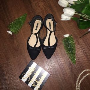 Forever 21 T strap Suede Flats